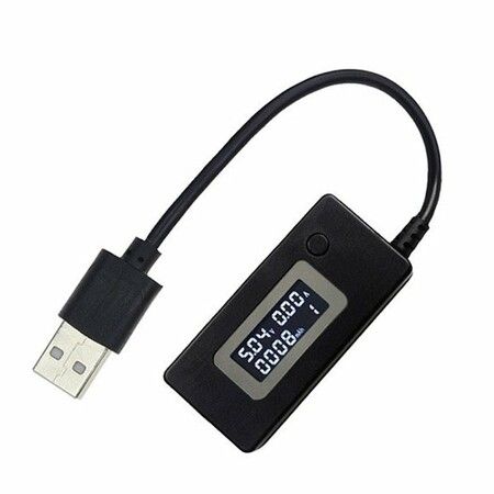 LCD USB Voltage and Amps Power Meter Tester Multimeter Test Speed of Chargers Cables Capacity of Power Banks