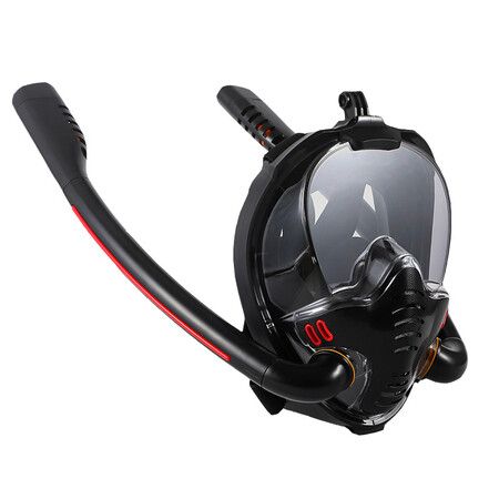 Full Face Silicone Snorkel Mask for Men Women Adults Youth Use ( size M/S)