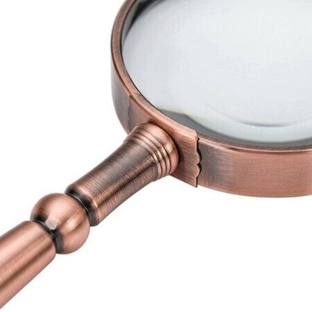 Magnifying Glass Classic loupe Magnifier 6X, Handheld for Reading Hobbies