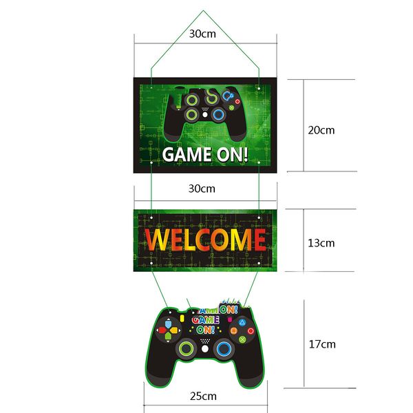 Video Game Birthday Decorations Party Balloons Happy Birthday Banner for Birthday Party Game Party