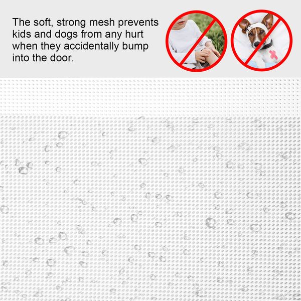 Retractable Safety Gate Mesh Pet Security Barrier Kid Safe Stair Fence Guard Dog Enclosure