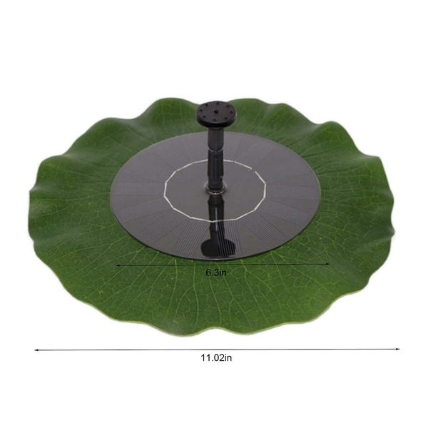 Solar Fountains Bird Bath Fountains, Upgraded Lotus-leaf Solar Fountains Pump