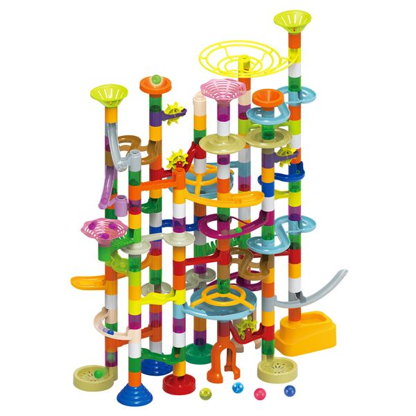 Marable Run Race Game Track Brain STEM Logic Educational Toy Blocks Playset 200 Pieces