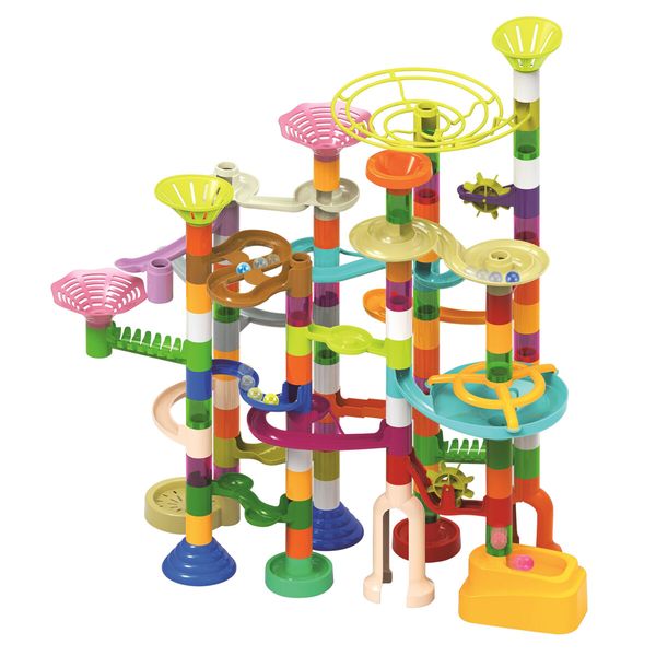 Marble Run Game Race Educational Brain Logic STEM Toy Track Blocks Playset 150 Pieces