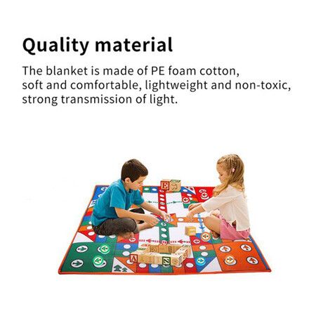 Flying Chess Carpet Floor Aeroplane Environmental Friendly Blanket Educational For Children 3+ Years Old