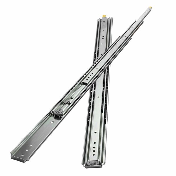 Heavy Duty Drawer Slide Locking Guide Rails Ball Bearing Runners Cabinet Track 227Kg