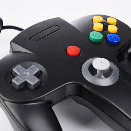 USB Retro N64 Controller, Classic Retro N64 Wired USB PC Game pad Joystick for Windows PC MAC Linux Raspberry Pi 3 Genesis Higan