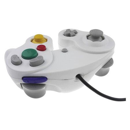 Wired Shock Classic Controller Gamepad Joystick Joypad Compatible for Nintendo GameCube NGC Wii Console Video Games Color