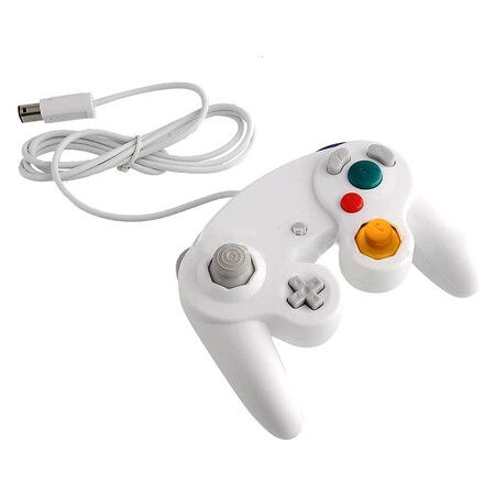 Wired Shock Classic Controller Gamepad Joystick Joypad Compatible for Nintendo GameCube NGC Wii Console Video Games Color