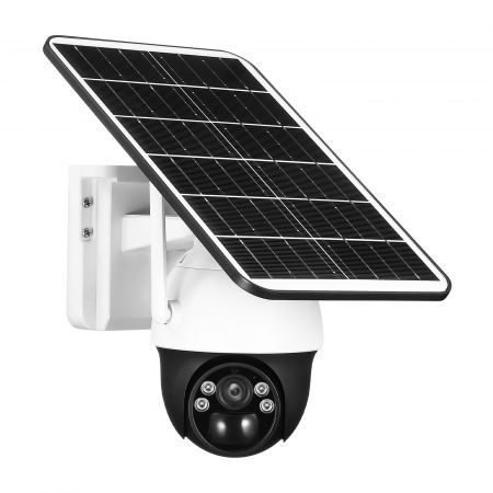 4G Solar Security Camera Wireless Outdoor CCTV Home Surveillance System with Battery Remote Control x2