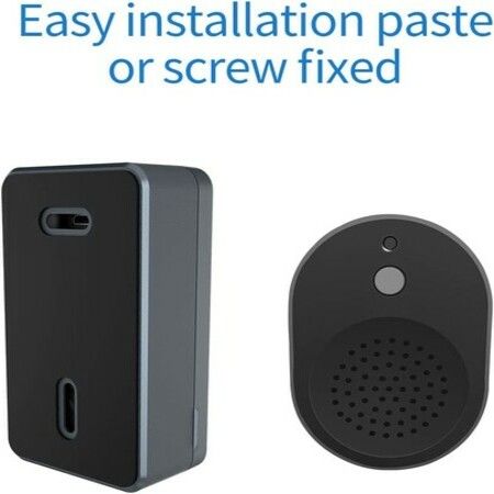 Video Doorbell Camera Smart WiFi Wireless Doorbell with HD Image Two Way Audio Cloud Storage Night Vision Black