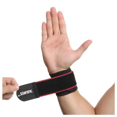 Adjustable Weightlifting Wristband Support Fitness Bandage Wrist Support Protective Gear Wrist Band Tennis Brace (1Pack)