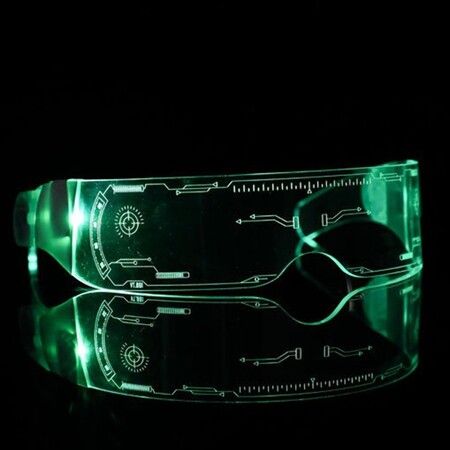 LED Glasses Party Luminous  Light Up Glasses Rave Costume Decoration Halloween DJ Glasses