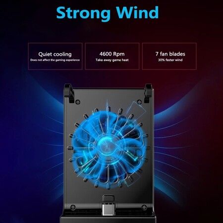 Charging Support Built-In Fan Cooling Support For Switch/Oled/Lite(Black?