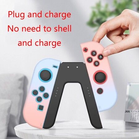 Gaming Grip Charging Station Handle Controller For Nintend Switch Holder