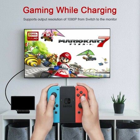 Switch HDMI Video Converter Folding Portable Base TV Converter