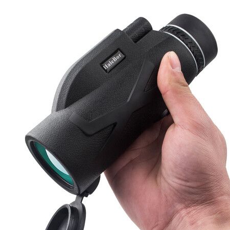 Monocular Telescope, 80X100 Zoom HD Handheld Monocular Support Mobile Phone with Phone Clip and Tripod