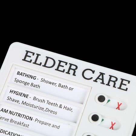 1pcs Memo Plastic Board  Chart Reusable Elder Care Checklist Daily Planner Responsibility Behavior