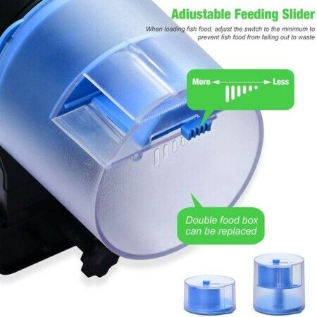 Automatic Fish Feeder for Aquarium, Moisture-Proof Automatic Fish Feeder