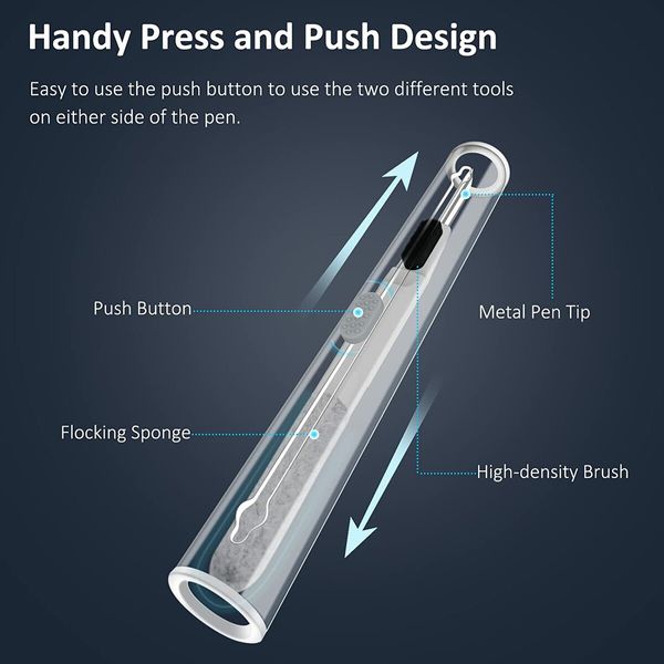 Airpods Cleaner Kit, Earbuds Cleaning Pen for Airpods Pro 1 2 3 and Other Earphones