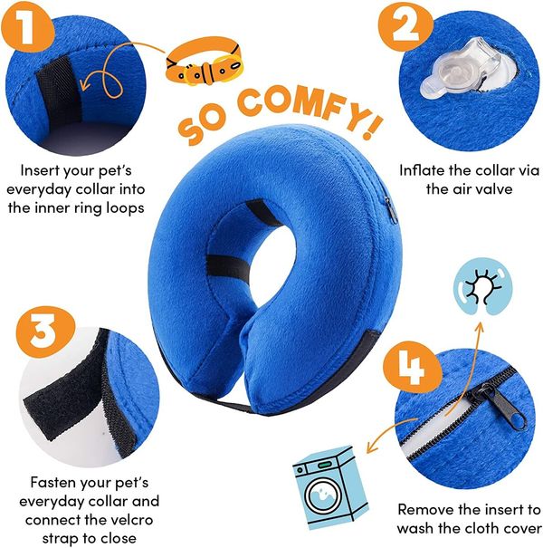 Protective Inflatable Collar for Dogs and Cats (20-30CM)