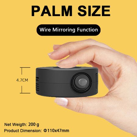 2022 Newest Portable Household Projector  Mini Mobile Phone Hd