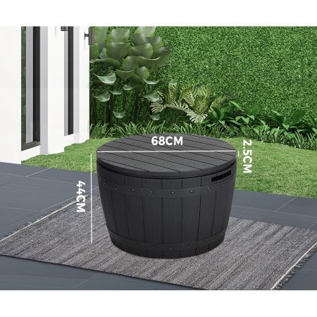 Livsip Outdoor Storage Box Garden Bench Waterproof Container Indoor Toys Tool