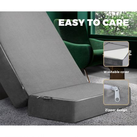 Foldable Foam Mattress Single Sofa Bed Portable Camping Cushion Floor Bed