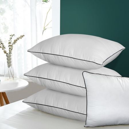 Microfibre Pillow Hotel Cotton Cover Home Soft Quality Luxury 4pcs 48*73cm