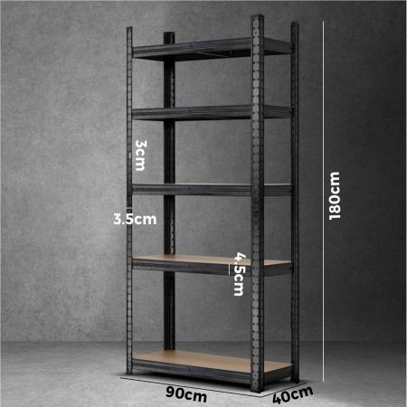 Sharptoo Warehouse Shelving Garage Shelves Storage Rack Steel Pallet Racking1.8m