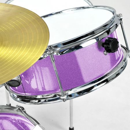 Karrera Childrens 4pc Drum Kit - Purple