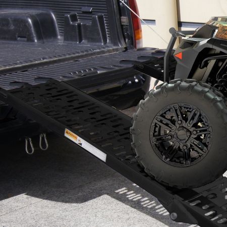 Aluminium ATV Loading Ramp Foldable - Black