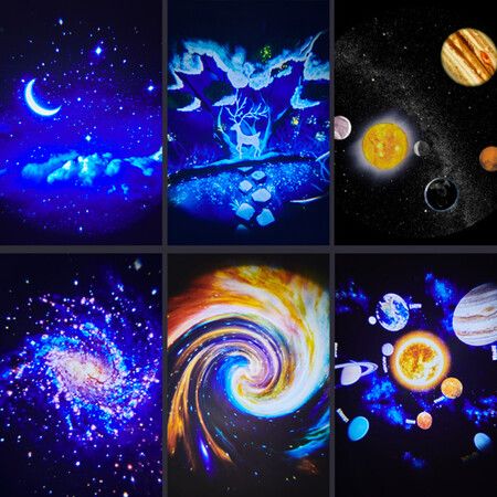 Galaxy Projector-360 Degree Auto Rotate-Timed Starry Planetarium Projector-Night Light-Lights for Bedroom Decoration