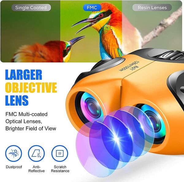 Binocular for Kids, Compact High Resolution Shockproof Binoculars