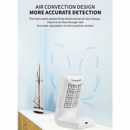 Smart Air Quality Monitor - 3-in-1 Indoor Air Quality Sensor CO2 Meter for Home, Office, Bedroom