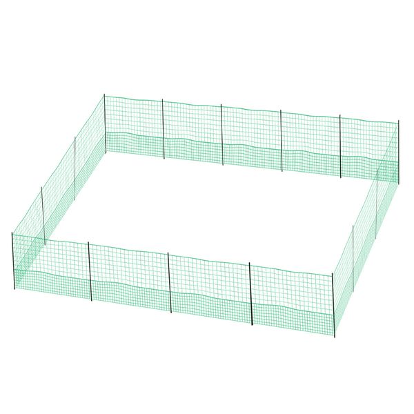 Chicken Fence Hen Poultry Coop Farm Runs Mesh Cage Net Habitat Safe House Turkey Breeding Pen 1.15m x 50m