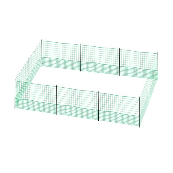 Chicken Fence Poultry Runs Coop Farm Pen Mesh Cage Net Habitat House Safe Turkey Breeding 1.15m x 30m