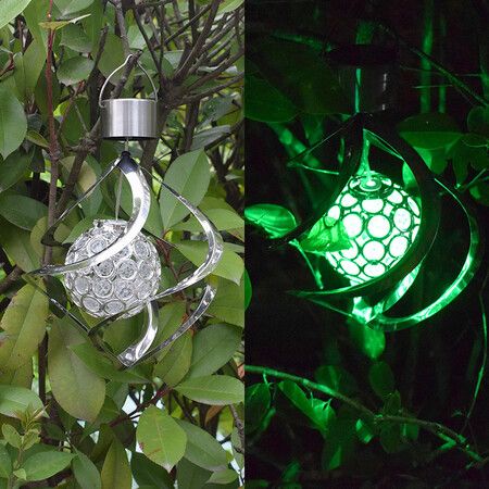 Outdoor Solar Led Wind Chime Light Colorful Color Changing Wind Chime Garden Light Rainproof