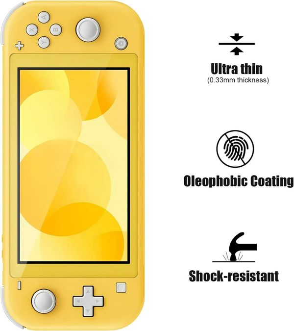 Nintendo Switch Lite Screen Protector Tempered Glass Anti Blue Light, Eye Protection, SuperGuardZ, HD Clear, Anti-Scratch, Anti-Shock