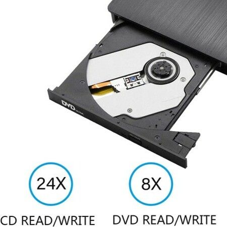 External USB 3.0 DVD Player CD Drive Portable CD DVD +/-RW Drive DVD/CD ROM Rewriter Burner Writer