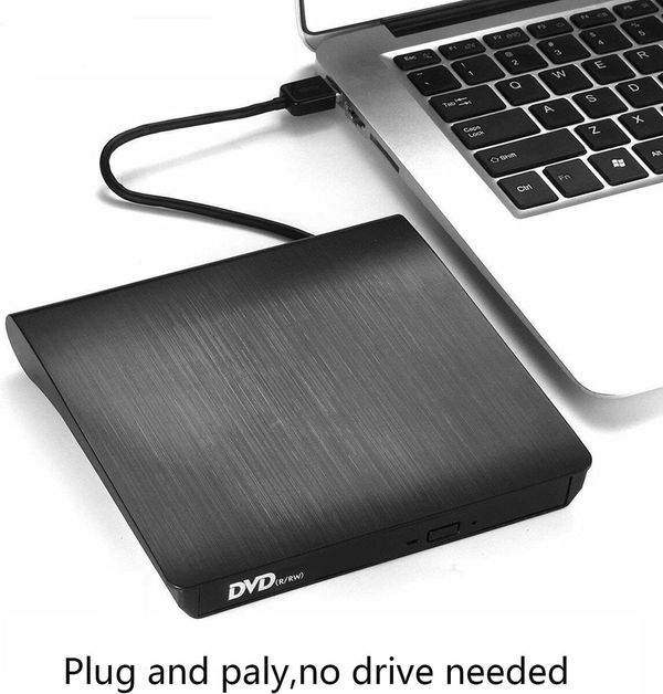 External USB 3.0 DVD Player CD Drive Portable CD DVD +/-RW Drive DVD/CD ROM Rewriter Burner Writer