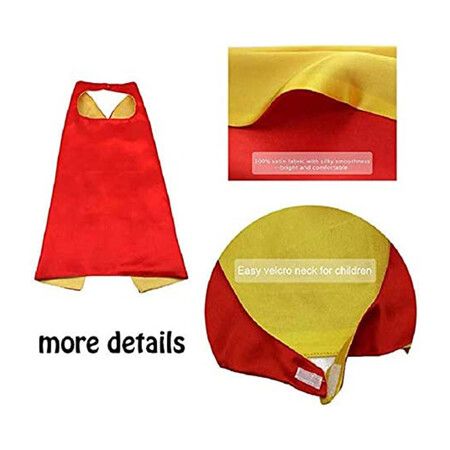 Kids Superhero Capes Set Bracelets for Girls Halloween Birthday Party Costumes