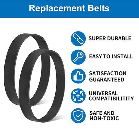 Vacuum Belts Fit for Hoover WindTunnel & Tempo Cleaner, Replace Part 38528-033 (3Pack)