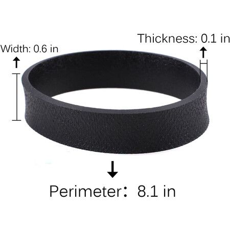 Belts Replacement for 301291 Kirby Vacuum Belt fits All Generation Series Models G3 G4 G5 G6 (4PCS)