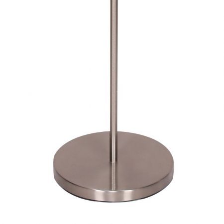 Sarantino Nickel Metal Arc Floor Lamp