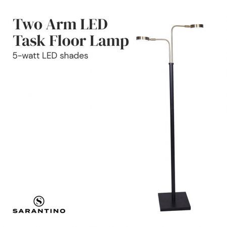 Sarantino LED Metal Floor Lamp