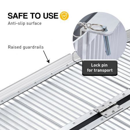 Aluminium Portable Wheelchair Ramp R02 - 5ft