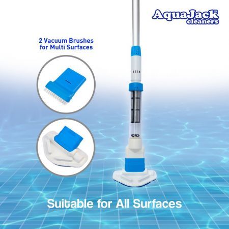 Aquajack 127 Portable Rechargeable Spa and Pool Vacuum Cleaner