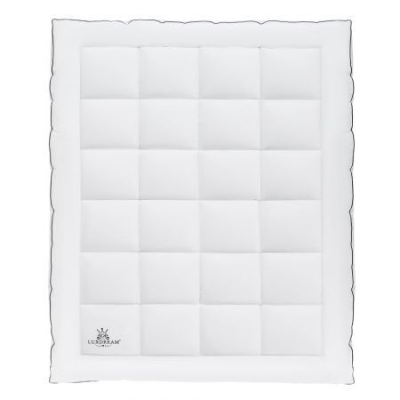 King Size Mattress Pillowtop Bed Topper Mat Pad Soft for Back Pain White Luxdream 900gsm