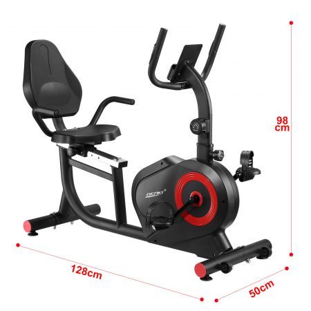 Recumbent Exercise Bike Magnetic Home Gym Equipment Indoor Trainer Cycle Fitness Machine 
